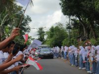 Penyambutan Bapak Bupati, Dalam Rangka HUT Kabupaten Lombok Tengah